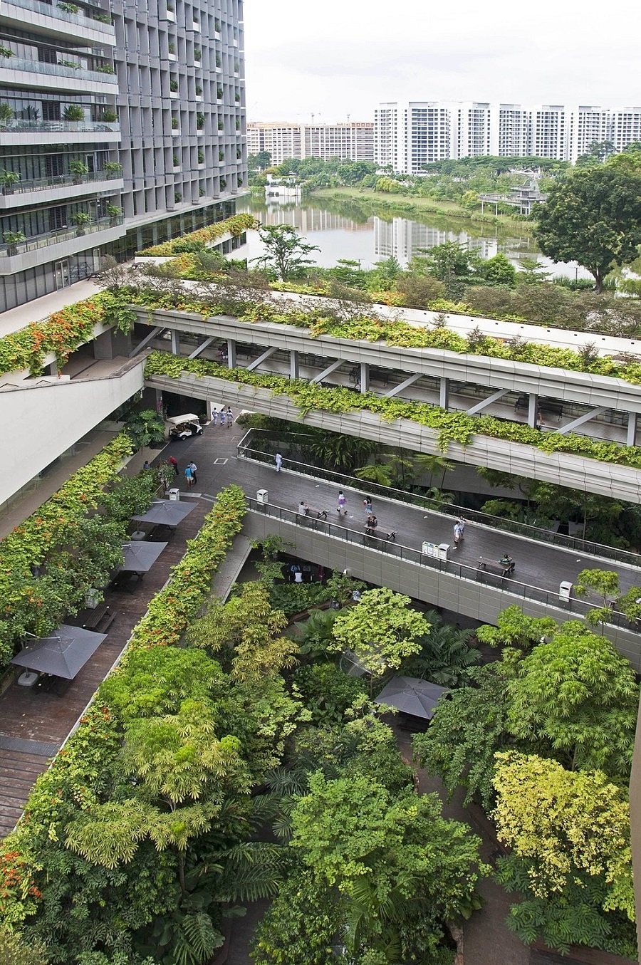 KTPH, Link bridge between Tower B and C at KTPH, Singapore, 2013. Via Wikipedia (CC BY SA 4.0)