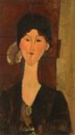 Amedeo Modigliani, Beatrice Hastings (devant une porte), 1915. Courtesy of Christie’s Images Ltd 2022