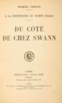 La prima edizione francese di Dalla parte di Swann, Gallimard, Parigi, 1914