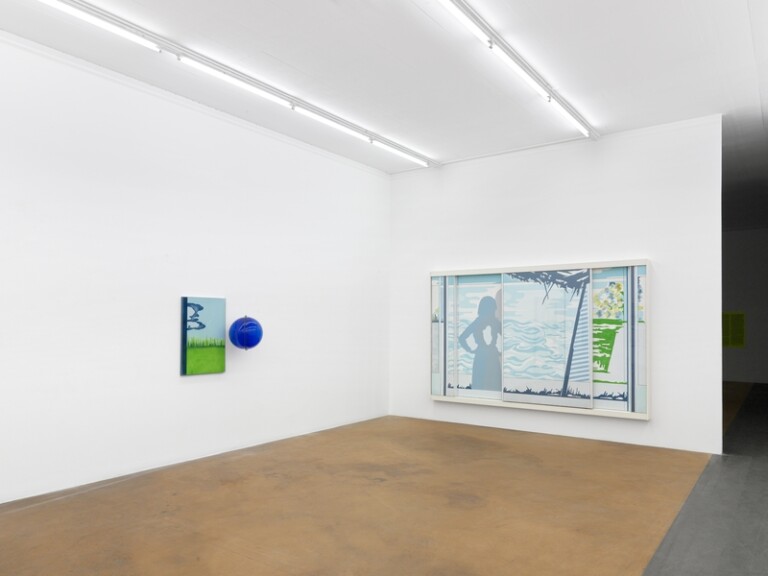 Laura Grisi, exhibition view at MAMCO, Ginevra 2022. Photo Annik Wetter