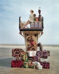 Luggage featuring Ken Scott prints. Photo by Milton H. Greene for Life, June 16, 1961. © Milton H. Greene © Joshua Greene