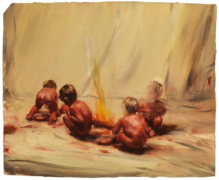 Michael Borremans, un dipinto dal ciclo Fire from The Sun
