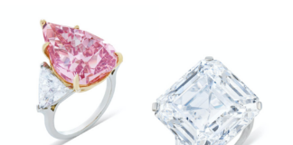 Pink Fortune e Graff Diamond Ring. Courtesy Christie’s Images Ltd