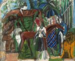 Raoul Dufy, Il paddock, 1913, Olio su tela 81x100 cm MAM Paris Paris Musées / Musée d'Art Moderne Droits d'auteur © ADAGP © Raoul Dufy by SIAE 2022