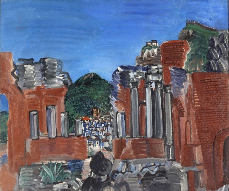 Raoul Dufy, Paesaggio siciliano, 1923, Olio su tela 46x55 cm MAM Paris Paris Musées / Musée d'Art Moderne Droits d'auteur © ADAGP © Raoul Dufy by SIAE 2022