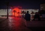 Completed Installation of artwork Earth by artist Spy at King Fahad National Library in Riyadh, Kingdom of Saudi Arabia, on October 30, 2022 as part of the Noor Riyadh Festival 2022. Photo by Eliot Blondet/ABACAPRESS.COM