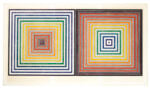 Frank Stella, Double Gray Scramble, 1973. Courtesy of Christie's