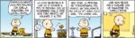 Una striscia con Charlie Borwn protagonista © Peanuts Worldwide LLC distributed by Universal Uclick – ILPA