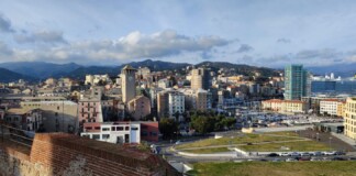 Veduta della città di Savona scattata dalla Fortezza del Priamar. Photo Diego Santamaria