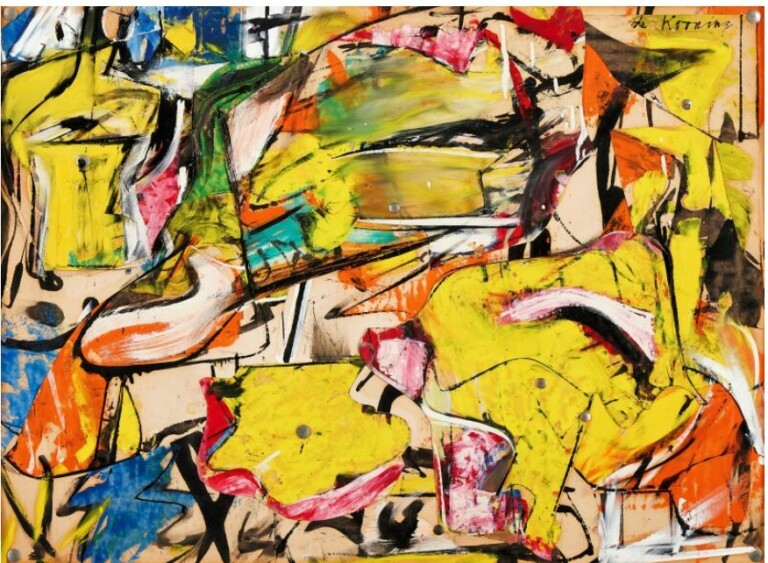 Willem De Kooning, Collage (1950). Courtesy of Sotheby's