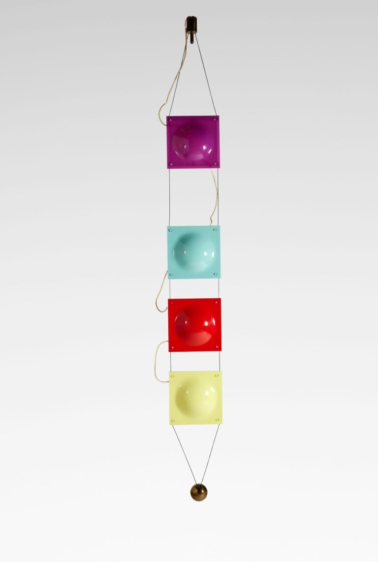 Ettore Sottsass, Lampada a sospensione Festone, 1956. Courtesy Artcurial, Parigi