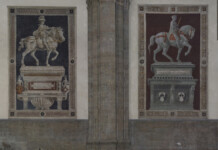 Monumenti di Andrea del Castagno e Paolo Uccello prima del restauro