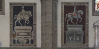 Monumenti di Andrea del Castagno e Paolo Uccello prima del restauro