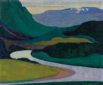 Anne Savage, Temlaham, Upper Skeena River, 1927, oil on canvas. Private Collection © Estate of Anne D. Savage