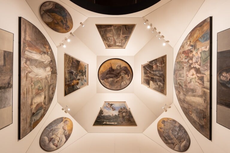 Annibale Carracci. Gli affreschi della Cappella Herrera, exhibition view at Palazzo Barberini, Roma. Ricostruzione della Cappella. Photo Alberto Novelli