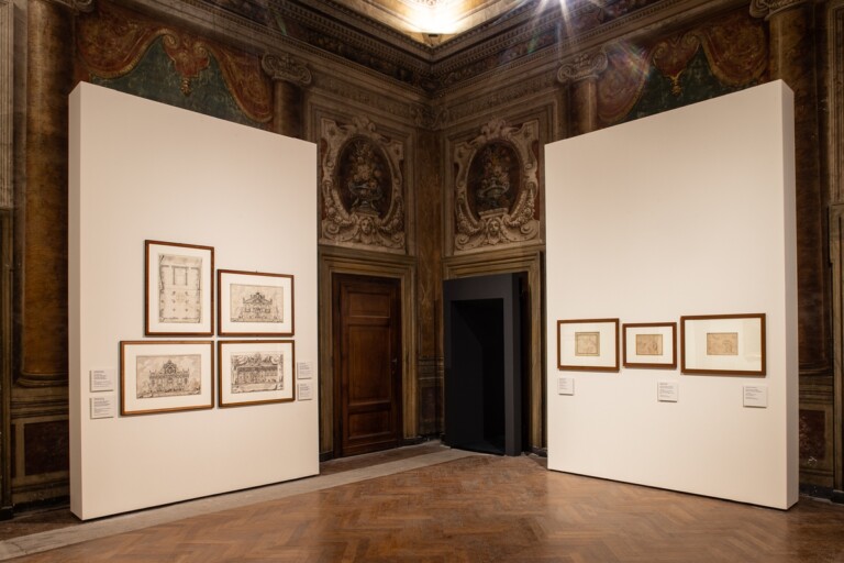 Annibale Carracci. Gli affreschi della Cappella Herrera, exhibition view at Palazzo Barberini, Roma. Sala Paesaggi. Photo Alberto Novelli