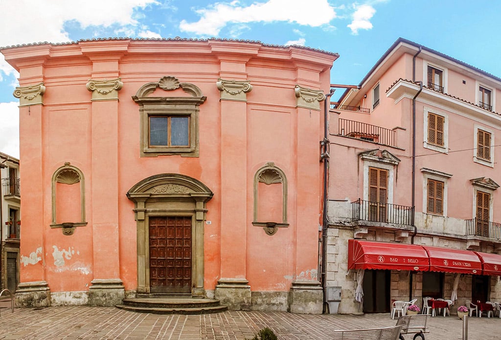 Chiesa di San Giovanni di Amatrice prima del crollo, fonte sito www.amatricevive.it