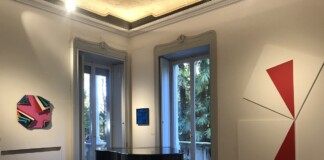 Colours in a square, installation view at Fondazione Marcello Morandini, Varese, 2022