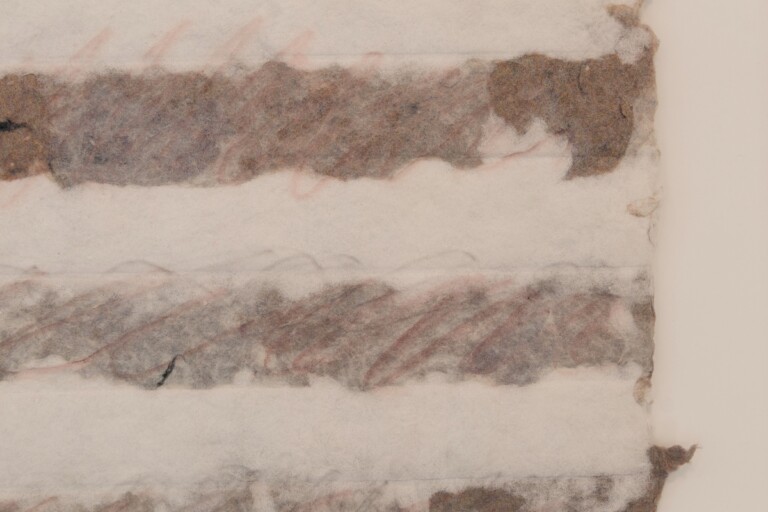 Nancy Genn, Detail of Tundra 15, 1984, hand made paper, 61 x 51 cm