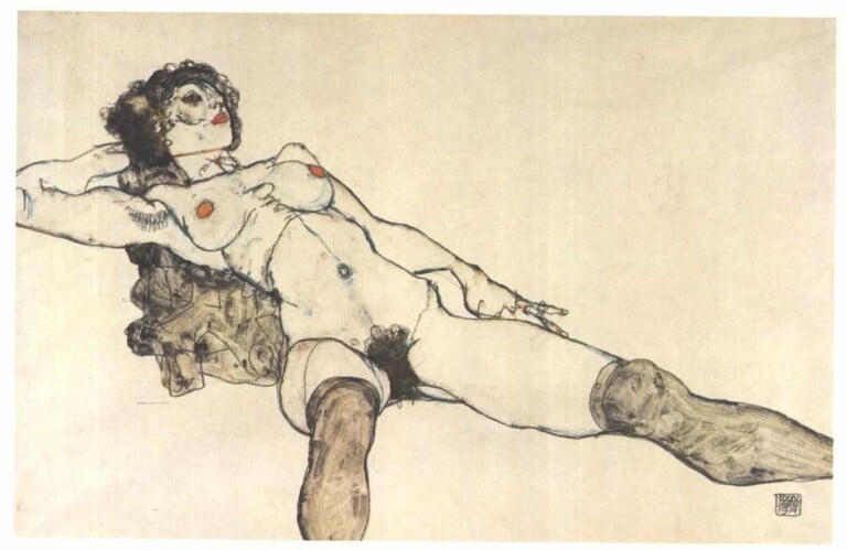 Egon Schiele, nudo femminile