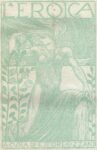 che odora un cespo di rose, xilografia, copertina per la rivista «L’Eroica», n. 17 (giugno 1913). Collezione privata
