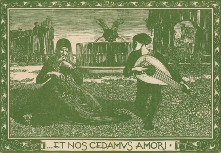 Francesco Nonni, Et nos cedamus amori, xilografia, 1911, Collezione privata