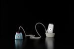 Giovannoni Design, Mr.Eye –mobile phone charger and dock station. Alessi, KDDI, 2010. Courtesy KDDI