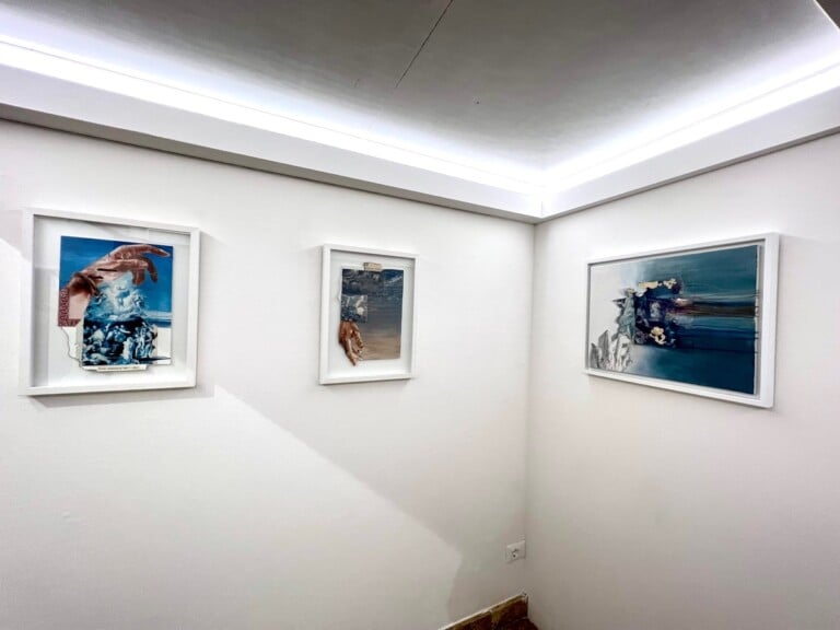 Giuseppe Ciracì, Eleonora Rossi, Anila Rubiku, Pigmenti, 2022, exhibition view, courtesy Kyro Art Gallery, Pietrasanta. Photo Andrea Chemelli