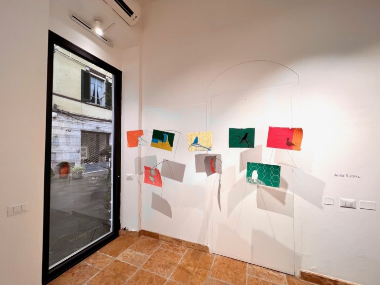 Giuseppe Ciracì, Eleonora Rossi, Anila Rubiku, Pigmenti, 2022, exhibition view, courtesy Kyro Art Gallery, Pietrasanta. Photo Andrea Chemelli