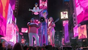 L’incredibile concerto dei Gorillaz a New York in realtà aumentata