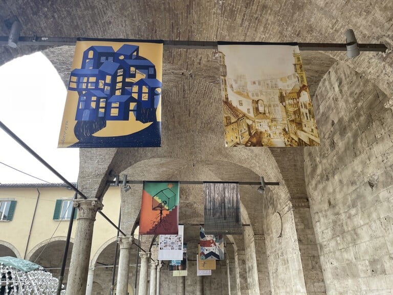 Home is the place to be, Installation view at Ascoli Piceno, 2022. Credit Associazione Defloyd