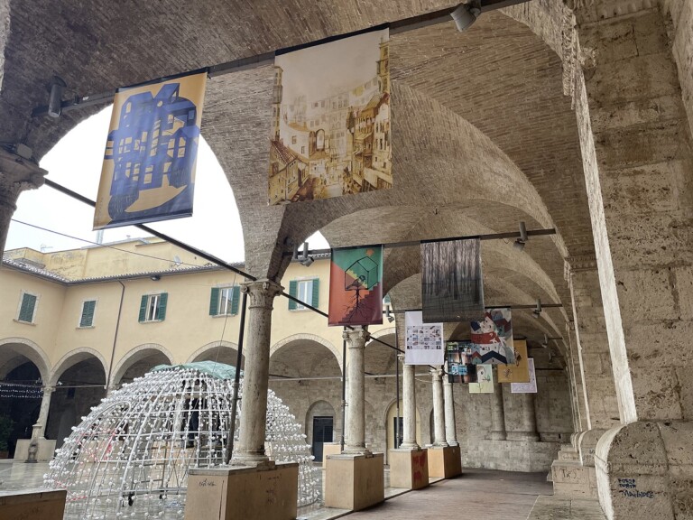 Home is the place to be, Installation view at Ascoli Piceno, 2022. Credit Associazione Defloyd