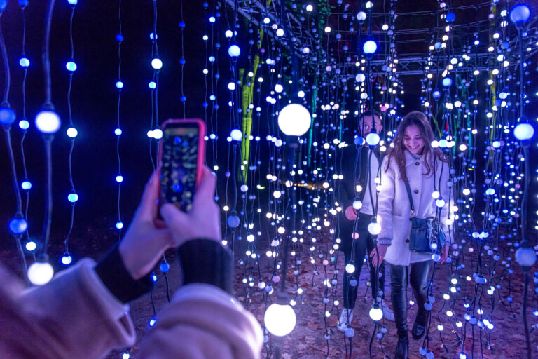 Installazione luminosa 3 Incanto di Luci: all’Orto Botanico di Roma arriva la mostra sensoriale di Light Art