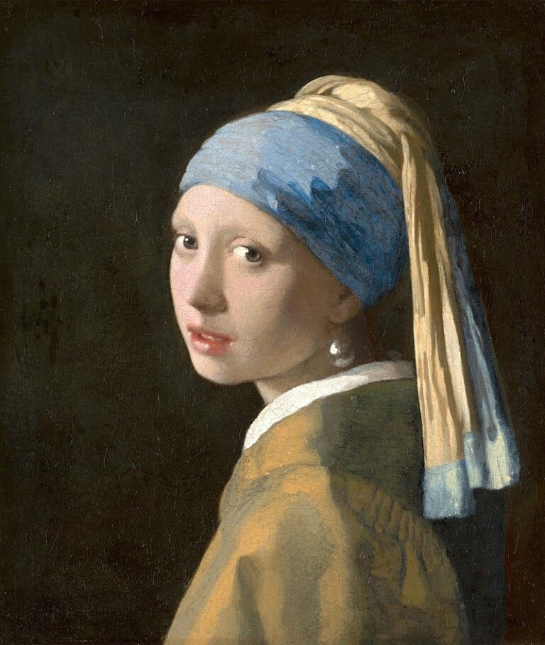 Jan Vermeer, Ragazza con l’orecchino di perla, 1665 1666, Mauritshuis, L'Aia (courtesy Rijksmuseum)