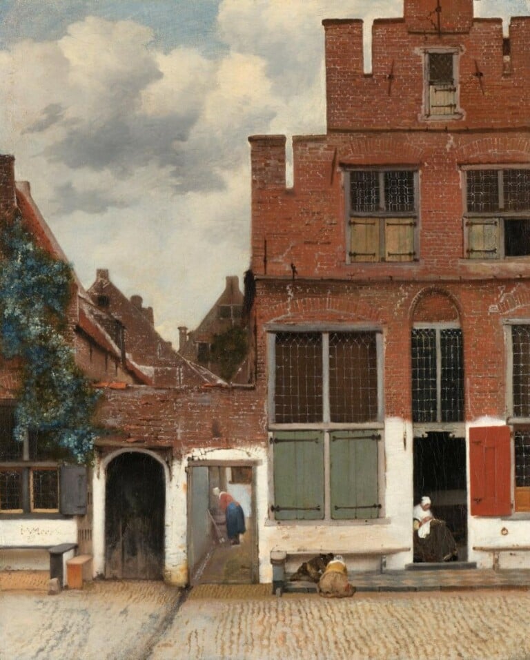 Jan Vermeer, Stradina di Delft, 1658 59, Rijksmuseum, Amsterdam (courtesy Rijksmuseum)