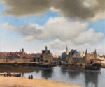 Jan Vermeer, Veduta di Delft, 1660 61, Mauritshuis, L'Aia (courtesy Rijksmuseum)