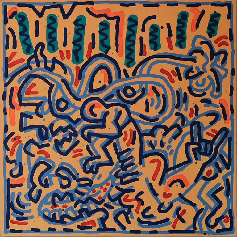 Keith Haring, Untitled, 11-06-1984, collezione privata