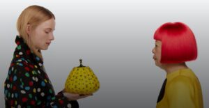 Yayoi Kusama in 3d su megaschermo a Tokyo per Louis Vuitton