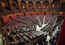 La Camera dei Deputati del Parlamento italiano, Palazzo Montecitorio, Roma