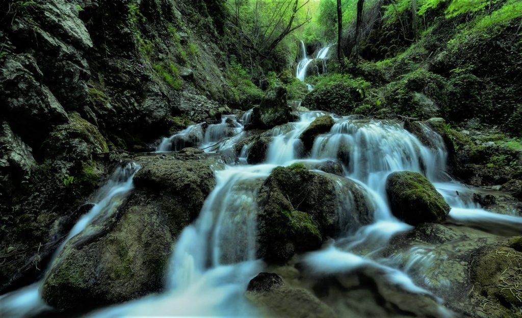 Le cascate di Rioscuro sul sentiero Coleman