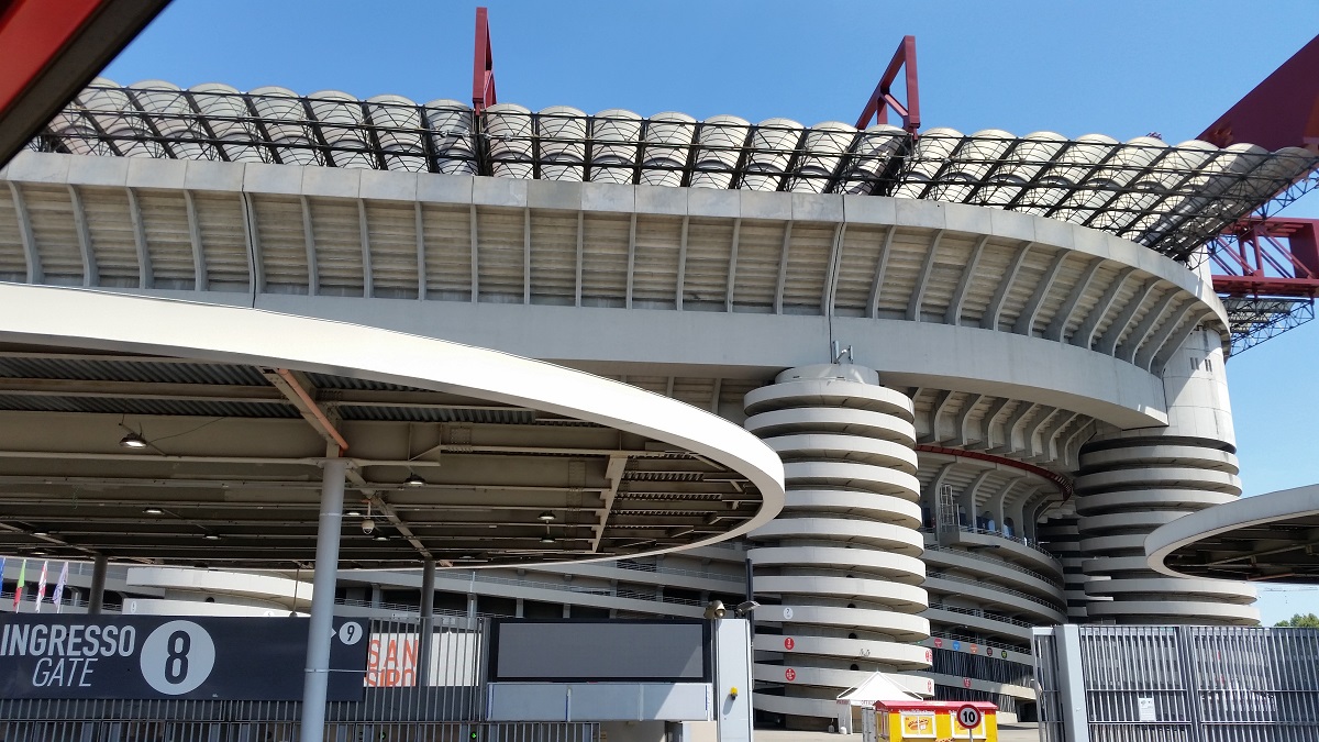 Lo stadio Giuseppe Meazza. Photo Orledio