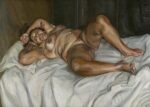 Lucian Freud, Naked Solicitor, 2003, Oil on canvas, 96.8 x 103.8 cm, private collection © The Lucian Freud Archive. All Rights Reserved 2022. Bridgeman Images