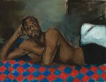Lynette Yiadom-Boakye, Tie The Temptress To The Trojan, 2018, Collection of Michael Bertrand, Toronto, © Courtesy of Lynette Yiadom-Boakye