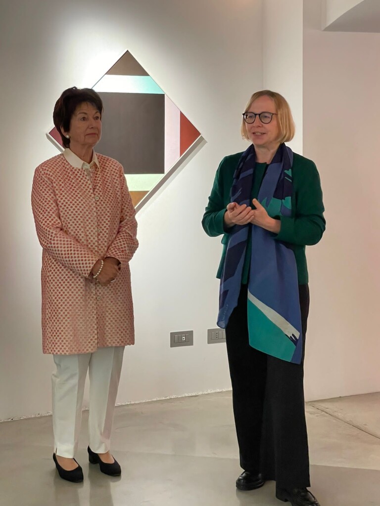 Marli Hoppe Ritter (a sinistra) con Barbara Willert, direttrice del Museo di Waldenbuch