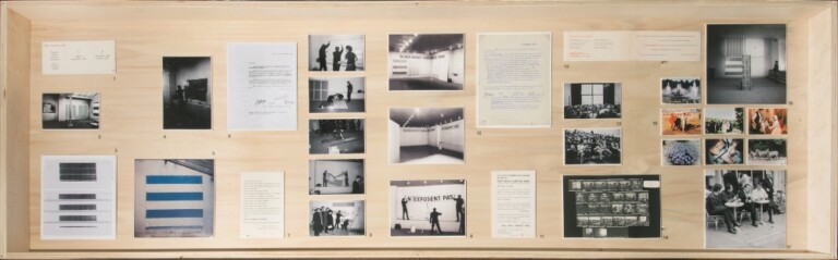 Michel Parmentier - Opere e documenti. Exhibition view at Galleria Il Ponte, Firenze 2022. Courtesy Galleria il Ponte
