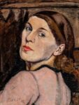 Paraskeva Clark, Self Portrait, 1931–32, oil on cardboard. Collection of Museum of London, Ontario © Estate of Paraskeva Clark
