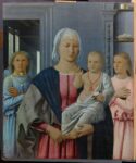 Piero della Francesca, Madonna di Senigallia, 1474 ca., olio e tempera su tavola. Urbino, Galleria Nazionale delle Marche © MiC – Galleria Nazionale delle Marche. Photo Claudio Ripalti