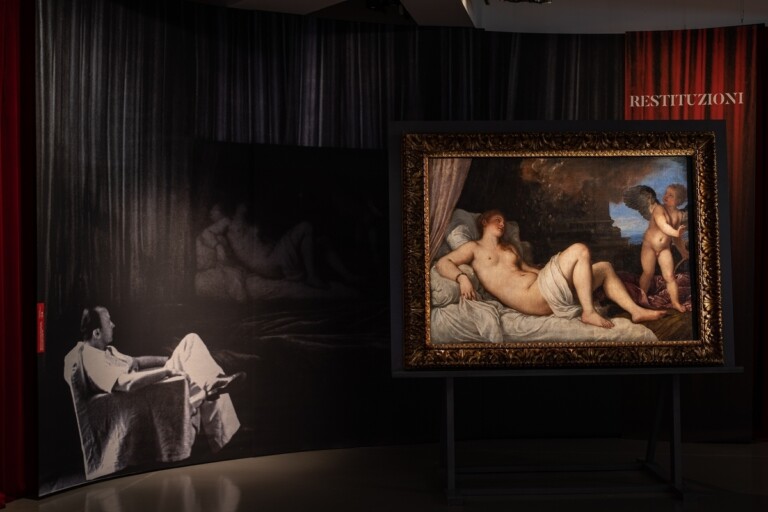 Rodolfo Siviero e la Danae di Tiziano. Photo Alberto Novelli