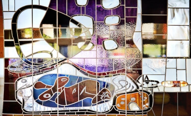 The Maybourne Riviera. Corbusier stained glass