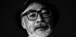 Un ritratto di Hayao Miyazaki